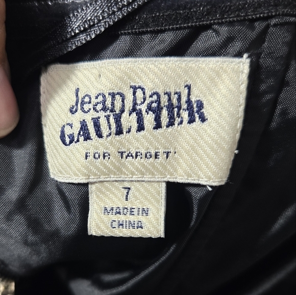 NEW Jean Paul Gaultier for Target Strapless Black Fitted Dress Zip Sz 7 - Picture 3 of 11